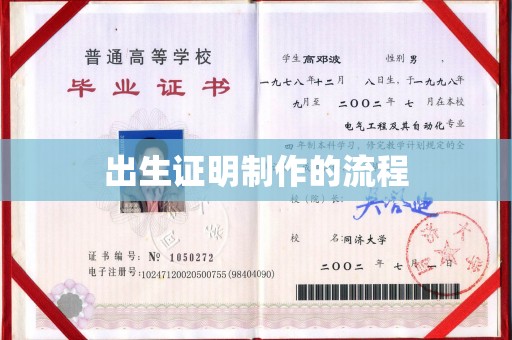 曾都出生证明制作的流程