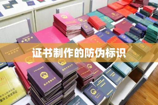 曾都证书制作的防伪标识