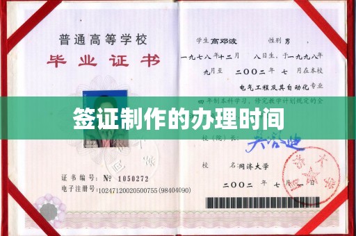 曾都签证制作的办理时间